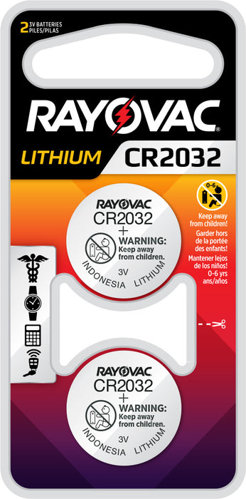 LITHIUM COIN CELLED BATTERY - 2 COUNT