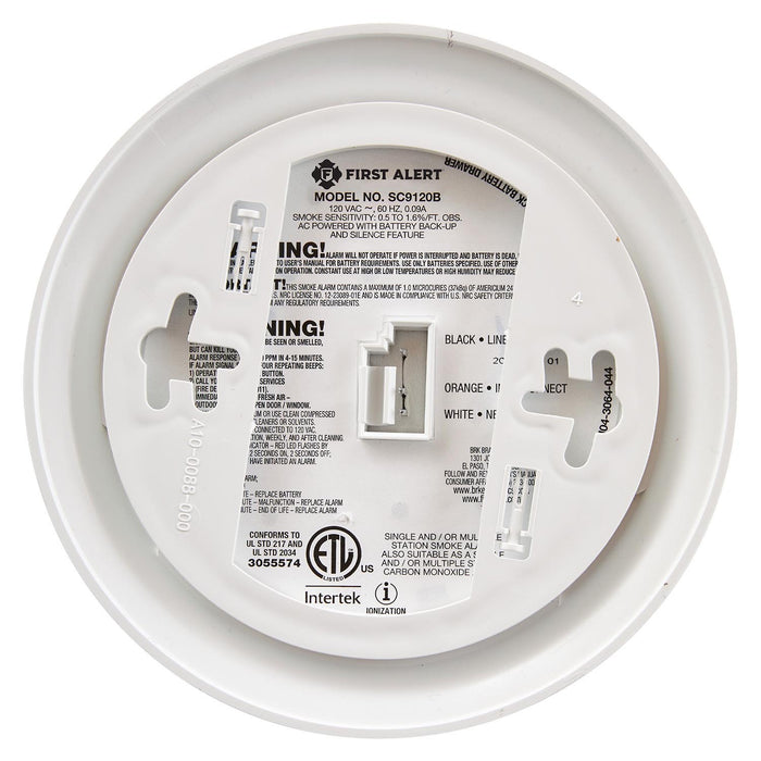 SMOKE DETECTOR BATTERY BACKUP